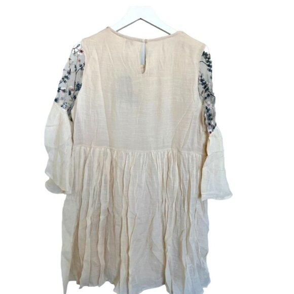 Umgee Natural Color Embroidered Dress - Picture 8 of 9